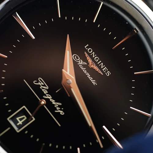 Мужские наручные часы LONGINES FLAGSHIP L4.795.4.58.0 купить по цене 109040 грн на сайте - THEWATCH