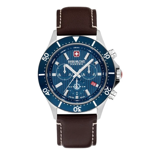 Чоловічий годинник SWISS MILITARY HANOWA FLAGSHIP CHRONO SMWGC2100706 купити за ціною 20530 грн на сайті - THEWATCH