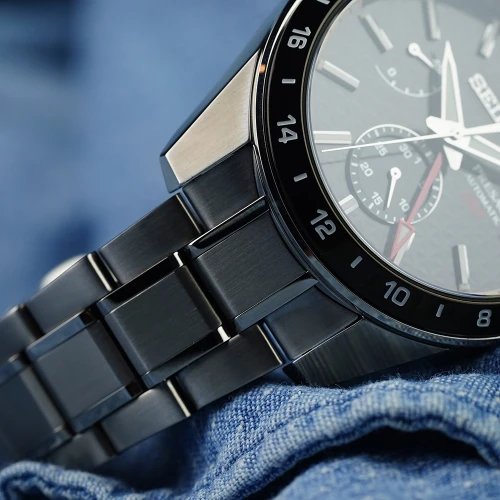 Чоловічий годинник SEIKO PRESAGE SHARP EDGED GMT SUMI-IRO SPB221J1 купити за ціною 75800 грн на сайті - THEWATCH