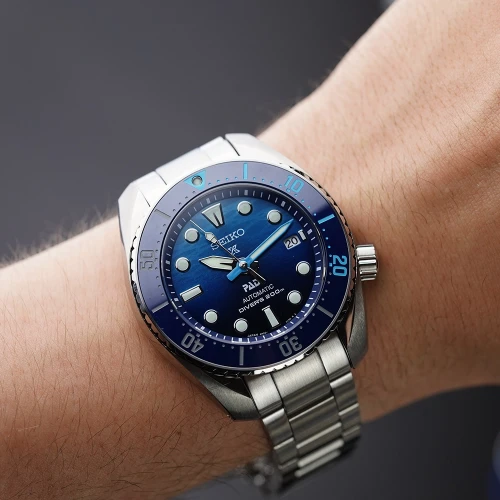 Чоловічий годинник SEIKO PROSPEX KING SUMO THE GREAT BLUE PADI SPECIAL EDITION SPB375J1 купити за ціною 63100 грн на сайті - THEWATCH
