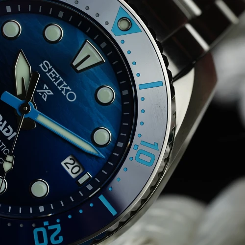 Чоловічий годинник SEIKO PROSPEX KING SUMO THE GREAT BLUE PADI SPECIAL EDITION SPB375J1 купити за ціною 63100 грн на сайті - THEWATCH