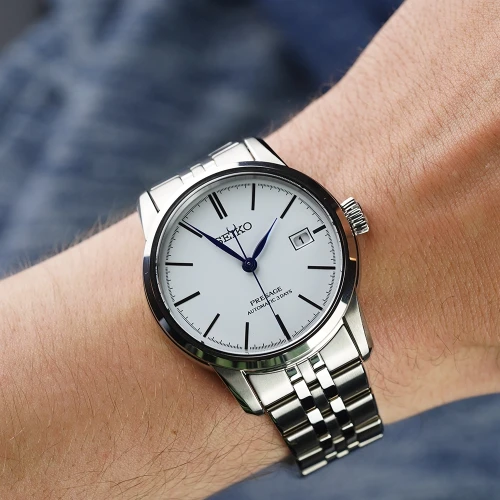 Чоловічий годинник SEIKO PRESAGE ENAMEL DIAL CRAFTSMANSHIP SPB403J1 купити за ціною 75800 грн на сайті - THEWATCH