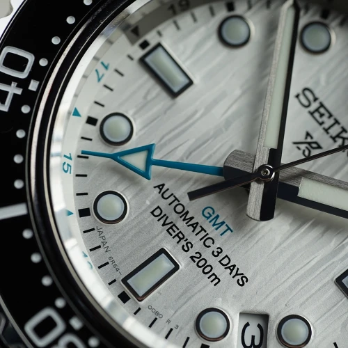 Мужские наручные часы SEIKO PROSPEX 1968 RE-INTERPRETATION GMT ARCTIC OCEAN LIMITED EDITION SPB439J1 купить по цене 90900 грн на сайте - THEWATCH