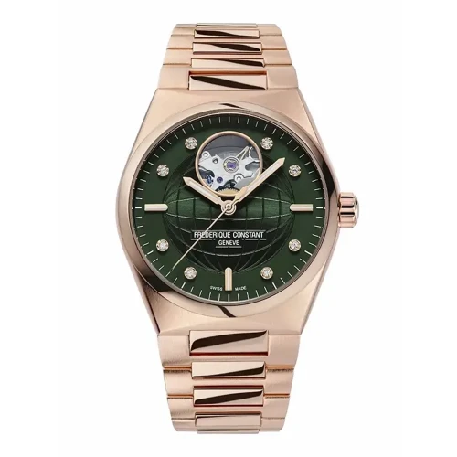 Жіночий годинник FREDERIQUE CONSTANT HIGHLIFE LADIES AUTOMATIC HEART BEAT FC-310MPGRD2NH4B купити за ціною 177190 грн на сайті - THEWATCH