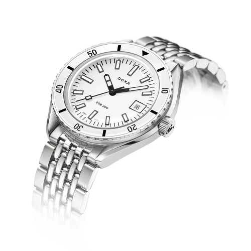 Чоловічий годинник DOXA SUB 200 WHITEPEARL 799.10.011.10 купити за ціною 58900 грн на сайті - THEWATCH