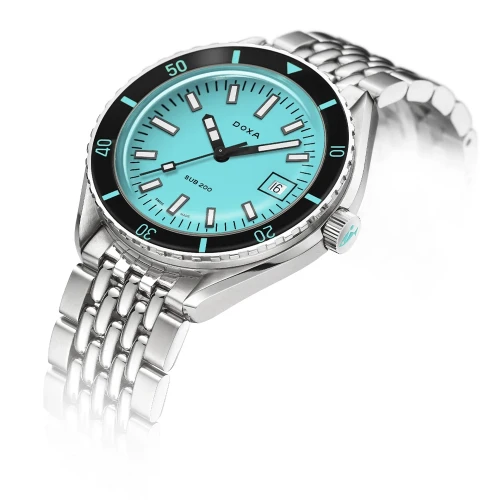 Мужские наручные часы DOXA SUB 200 AQUAMARINE 799.10.241.10 купить по цене 58900 грн на сайте - THEWATCH