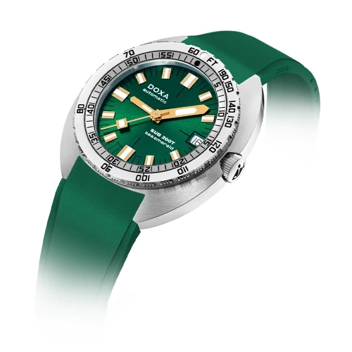 Чоловічий годинник DOXA SUB 200T SEA EMERALD SUNRAY 804.10.131S.26 купити за ціною 78300 грн на сайті - THEWATCH