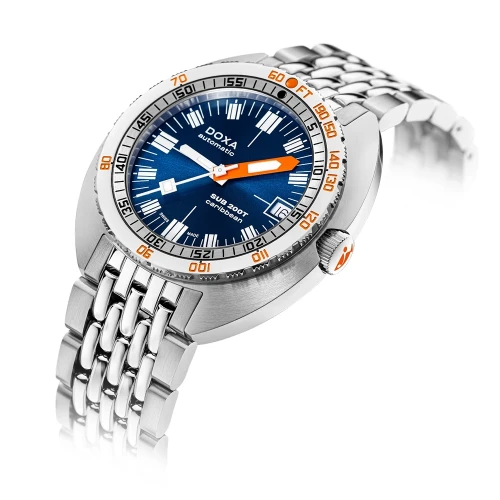 Чоловічий годинник DOXA SUB 200T CARIBBEAN SUNRAY 804.10.201S.10 купити за ціною 80500 грн на сайті - THEWATCH