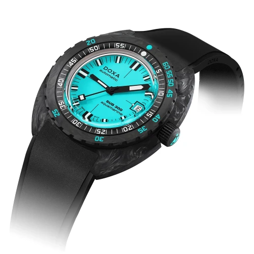 Чоловічий годинник DOXA SUB 300 CARBON AQUAMARINE 822.70.241.20 купити за ціною 210100 грн на сайті - THEWATCH