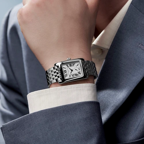 Жіночий годинник FREDERIQUE CONSTANT CLASSICS CARRÉE SMALL SECONDS FC-235S2C6B купити за ціною 59070 грн на сайті - THEWATCH