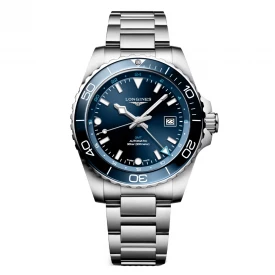 Чоловічий годинник LONGINES HYDROCONQUEST GMT L3.890.4.96.6 купити за ціною 174460 грн на сайті - THEWATCH
