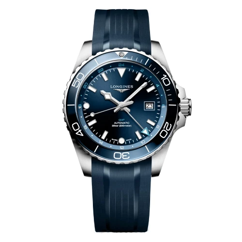 Чоловічий годинник LONGINES HYDROCONQUEST GMT L3.890.4.96.9 купити за ціною 162000 грн на сайті - THEWATCH