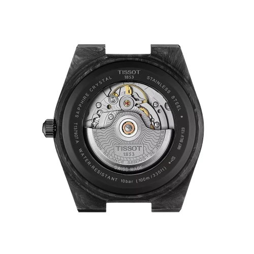 Чоловічий годинник TISSOT PRX POWERMATIC 80 FORGED CARBON T137.907.97.201.00 купити за ціною 54710 грн на сайті - THEWATCH