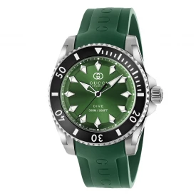 Чоловічий годинник GUCCI DIVE 40MM YA136360 купити за ціною 118120 грн на сайті - THEWATCH