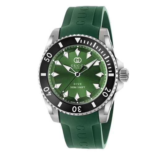 Чоловічий годинник GUCCI DIVE 40MM YA136360 купити за ціною 118120 грн на сайті - THEWATCH