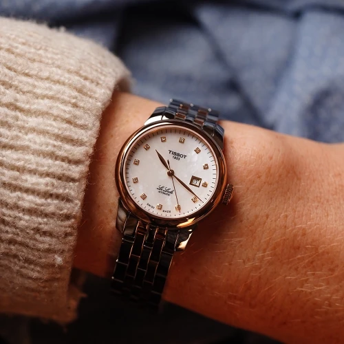 Жіночий годинник TISSOT LE LOCLE AUTOMATIC LADY T006.207.22.116.00 купити за ціною 49520 грн на сайті - THEWATCH