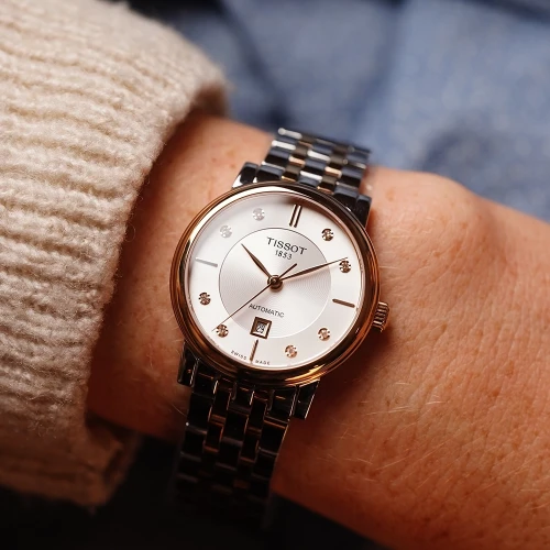 Жіночий годинник TISSOT CARSON PREMIUM AUTOMATIC LADY T122.207.22.036.00 купити за ціною 48910 грн на сайті - THEWATCH