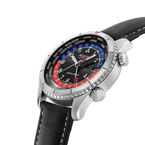 Чоловічий годинник ALPINA STARTIMER PILOT QUARTZ WORLDTIMER AL-255BRB4S26 купити за ціною 46400 грн на сайті - THEWATCH