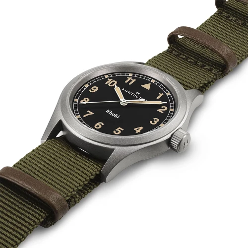 Чоловічий годинник HAMILTON KHAKI FIELD QUARTZ 38MM H69401930 купити за ціною 22350 грн на сайті - THEWATCH