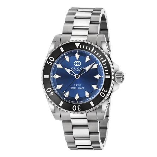 Чоловічий годинник GUCCI DIVE 40 MM YA136362 купити за ціною 126770 грн на сайті - THEWATCH