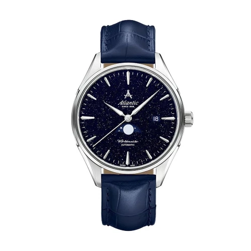 Чоловічий годинник ATLANTIC WORLDMASTER NIGHTSKY MOONPHASE 52783.41.91 купити за ціною 58110 грн на сайті - THEWATCH