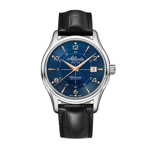 Чоловічий годинник ATLANTIC WORLDMASTER 1888 AUTOMATIC 40MM 55750.41.55R купити за ціною 40820 грн на сайті - THEWATCH