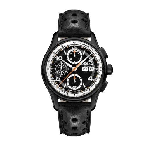 Чоловічий годинник ATLANTIC WORLDMASTER PRESTIGE VALJOUX CHRONOGRAPH 55853.46.65 купити за ціною 116220 грн на сайті - THEWATCH