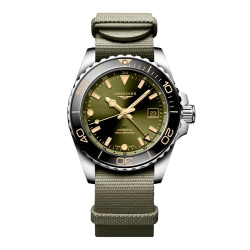 Чоловічий годинник LONGINES HYDROCONQUEST GMT L3.790.4.06.2 купити за ціною 155770 грн на сайті - THEWATCH