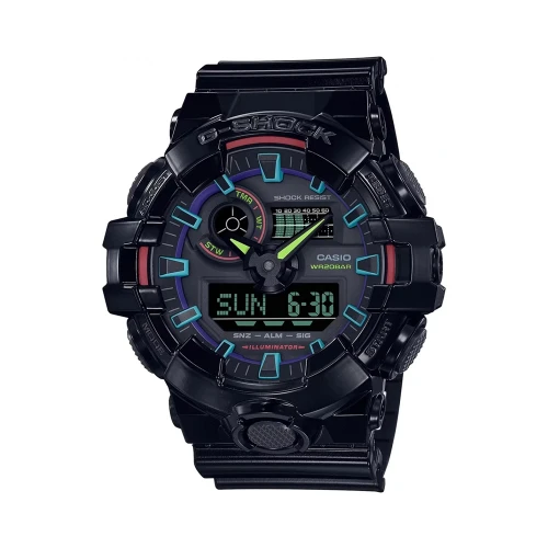 Чоловічий годинник CASIO G-SHOCK GA-700RGB-1AER купити за ціною 7310 грн на сайті - THEWATCH