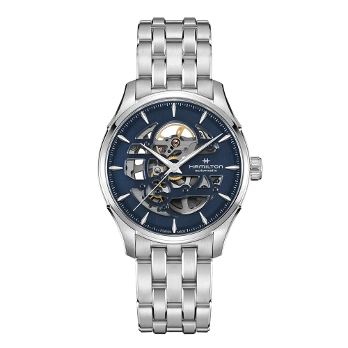 Чоловічий годинник HAMILTON JAZZMASTER SKELETON AUTO H42535141 купити за ціною 75990 грн на сайті - THEWATCH