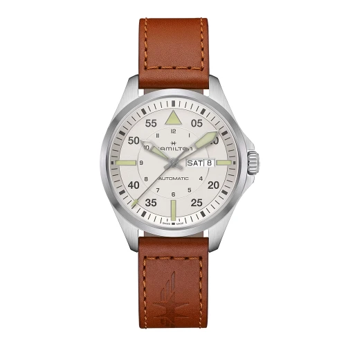 Чоловічий годинник HAMILTON KHAKI AVIATION PILOT DAY DATE AUTO H64635550 купити за ціною 0 грн на сайті - THEWATCH