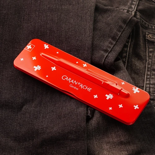 Ручка Caran d'Ache 849 TOTALLY SWISS + box купить по цене 2595 грн на сайте - THEWATCH