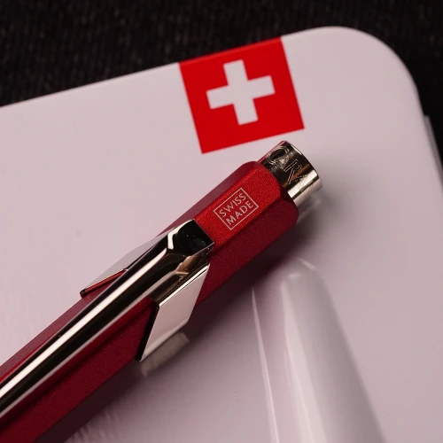 Ручка Caran d'Ache 849 COLORMAT-X Red купить по цене 2195 грн на сайте - THEWATCH