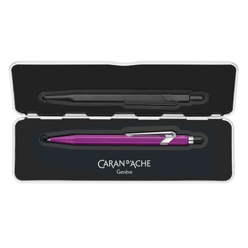 Ручка Caran d'Ache 849 COLORMAT-X Violet + box купити за ціною 2195 грн на сайті - THEWATCH