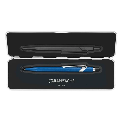 Ручка Caran d'Ache 849 COLORMAT-X Blue купить по цене 2195 грн на сайте - THEWATCH