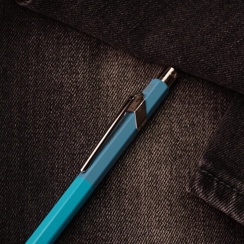 Ручка Caran d'Ache 849 PAUL SMITH Cyan Blue & Steel Blue Special Edition купити за ціною 3395 грн на сайті - THEWATCH