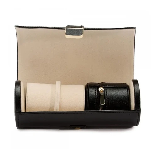 Рол Wolf Palermo Double Watch Roll with Jewelry Pouch 213902 купити за ціною 14061 грн на сайті - THEWATCH