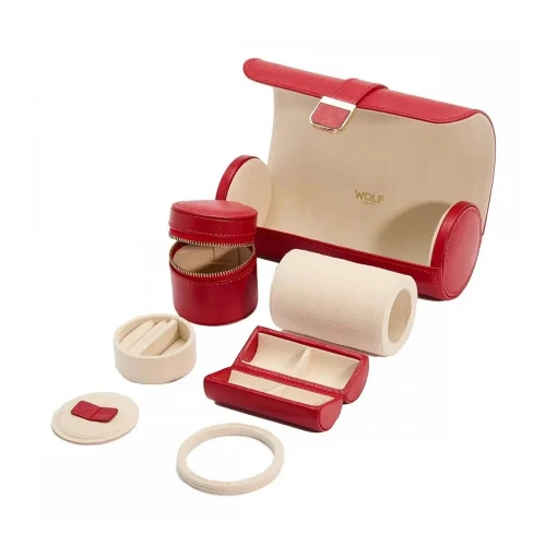 Ролл Wolf Palermo Double Watch Roll with Jewelry Pouch 213972 купить по цене 14061 грн на сайте - THEWATCH