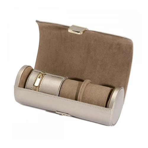 Рол Wolf Palermo Double Watch Roll with Jewelry Pouch 213978 купити за ціною 14061 грн на сайті - THEWATCH
