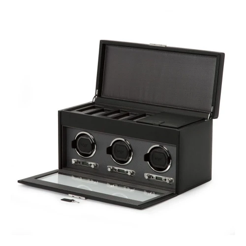 Виндер Wolf Triple Watch Winder with Storage 456302 купить по цене 107805 грн на сайте - THEWATCH