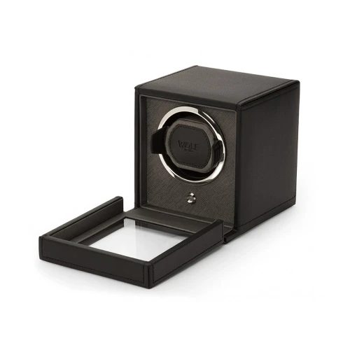 Віндер Wolf Cub Single Watch Winder with Cover 461103 купити за ціною 19605 грн на сайті - THEWATCH