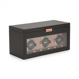 Виндер Wolf Axis Triple Watch Winder With Storage 469416 купить по цене 107805 грн на сайте - THEWATCH