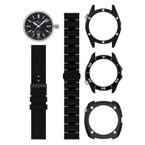 Чоловічий годинник CERTINA DS+ KIT BLACK EDITION C041.407.39.051.00 купити за ціною 69120 грн на сайті - THEWATCH