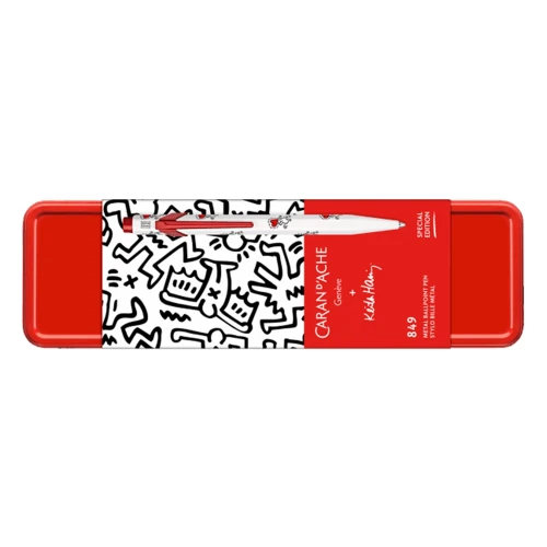 Ручка Caran d'Ache 849 KEITH HARING White Special Edition купити за ціною 3395 грн на сайті - THEWATCH