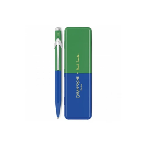 Ручка Caran d'Ache 849 PAUL SMITH Cobalt Blue & Emerald Green Special Edition купити за ціною 3395 грн на сайті - THEWATCH
