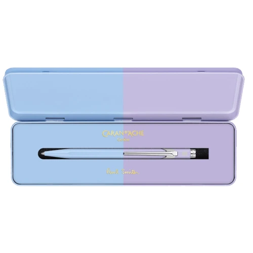 Ручка Caran d'Ache 849 PAUL SMITH Sky Blue & Lavender Purple Special Edition купити за ціною 3395 грн на сайті - THEWATCH
