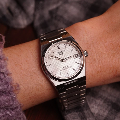 Жіночий годинник TISSOT PRX POWERMATIC 80 35MM T137.207.11.111.00 купити за ціною 40350 грн на сайті - THEWATCH
