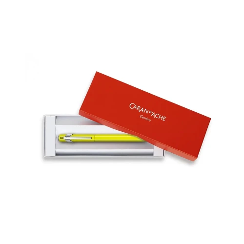 Чернильная ручка Caran d'Ache 849 FLUO Yellow купить по цене 3945 грн на сайте - THEWATCH