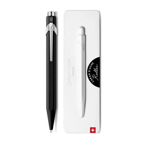 Ручка-ролер Caran d'Ache 849 Black+ box купити за ціною 3295 грн на сайті - THEWATCH