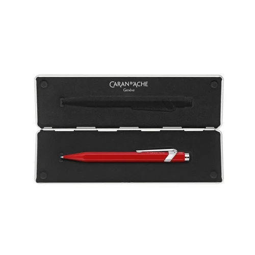 Ручка-ролер Caran d'Ache 849 Red+ box купити за ціною 3295 грн на сайті - THEWATCH